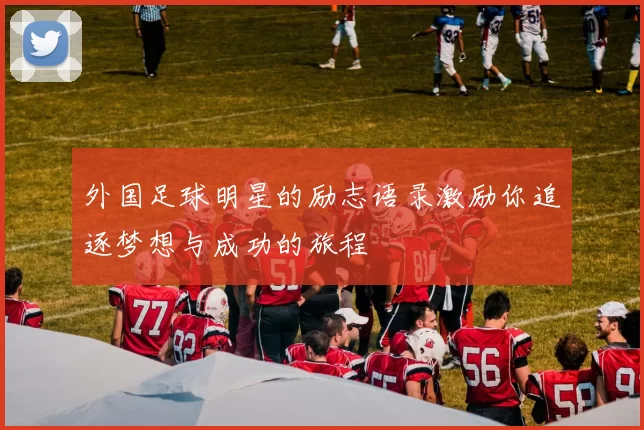 外国足球明星的励志语录激励你追逐梦想与成功的旅程