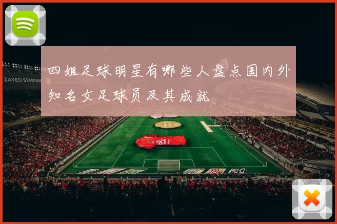 四姐足球明星有哪些人盘点国内外知名女足球员及其成就